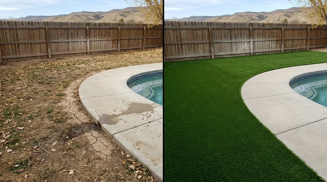 Result artificial grass installation in Grand Junction - Grand Junction Artificial Grass Installation